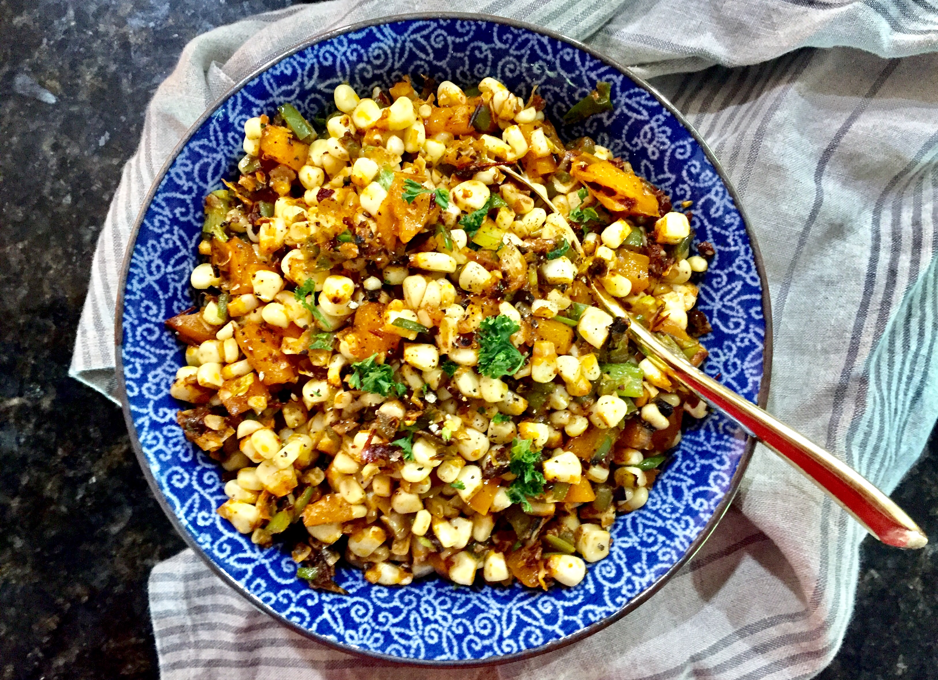 Grilled Chipotle Corn Salad