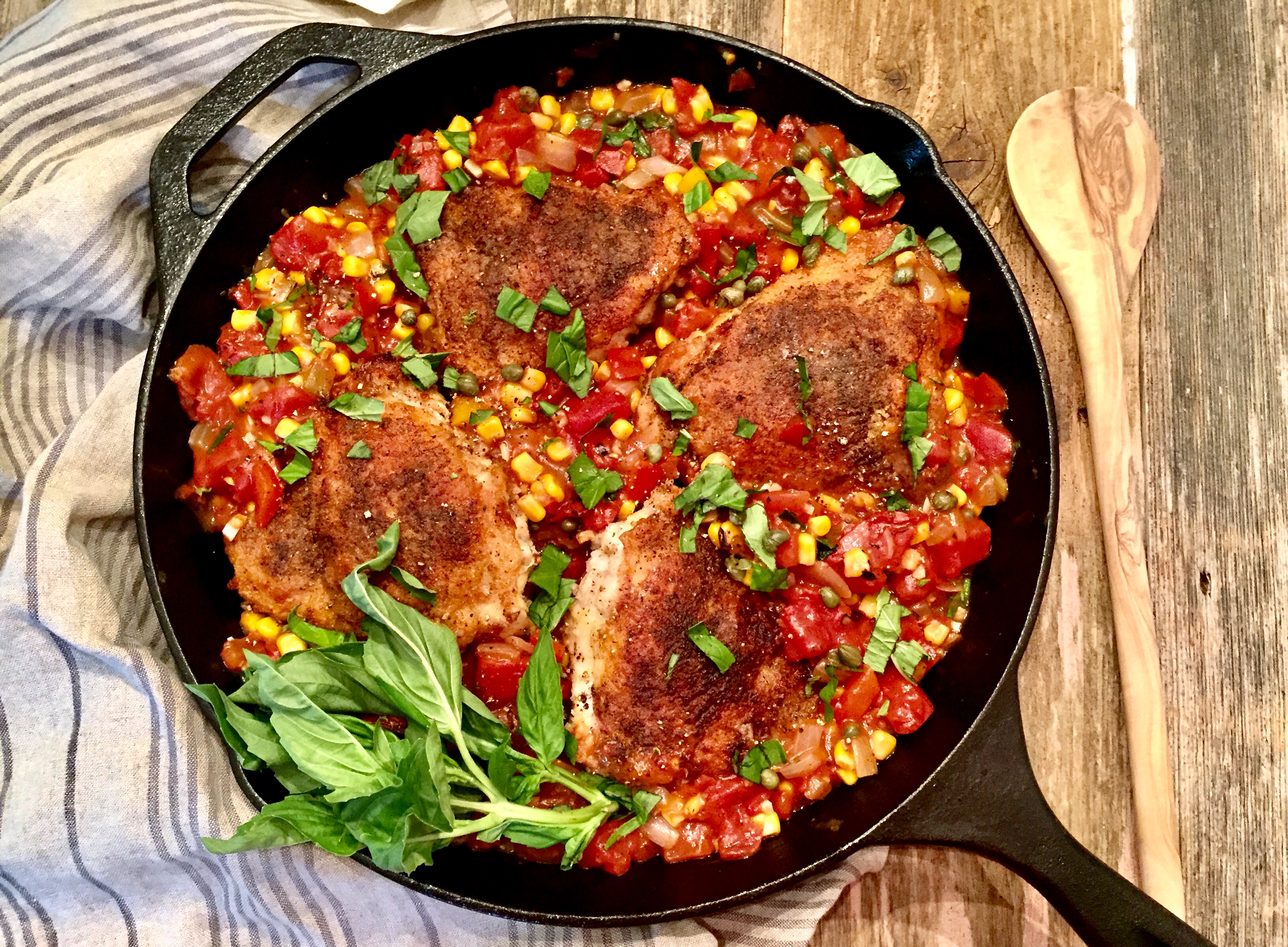 Summer Chicken Cacciatore