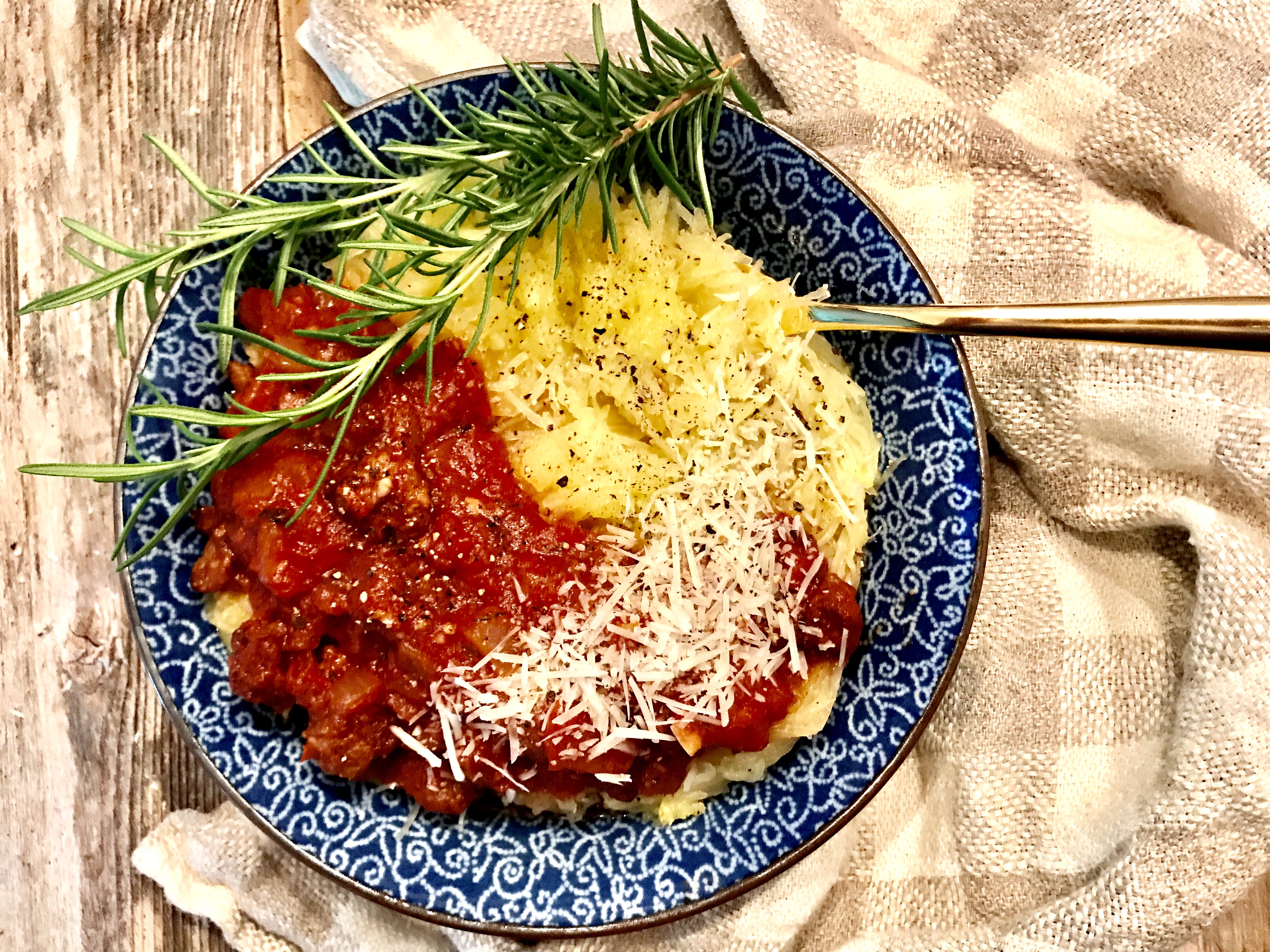 Spaghetti Squash Bolognese