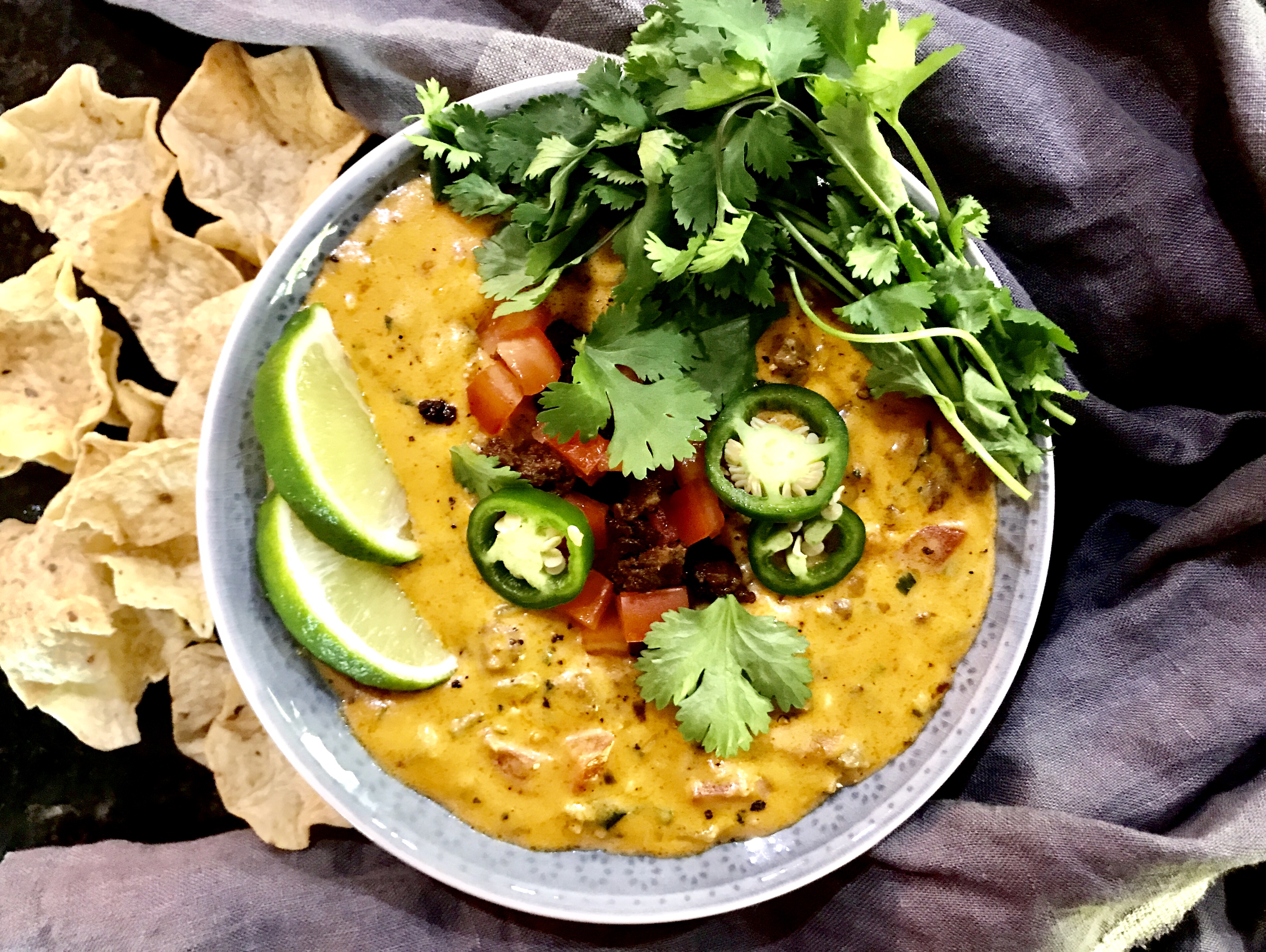 Queso Fundido with Chorizo