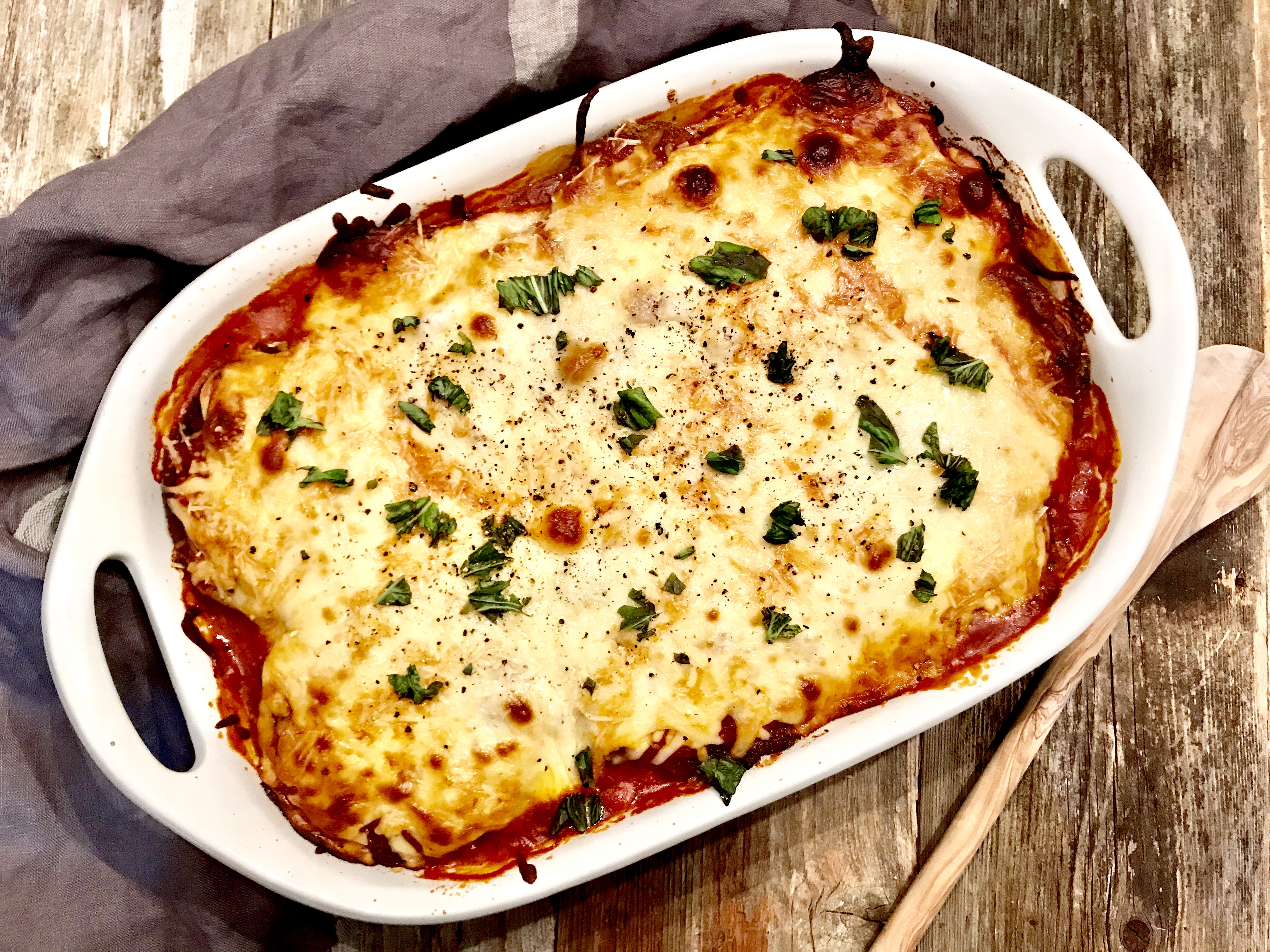 Classic Eggplant Parmesan - A Hint of Wine