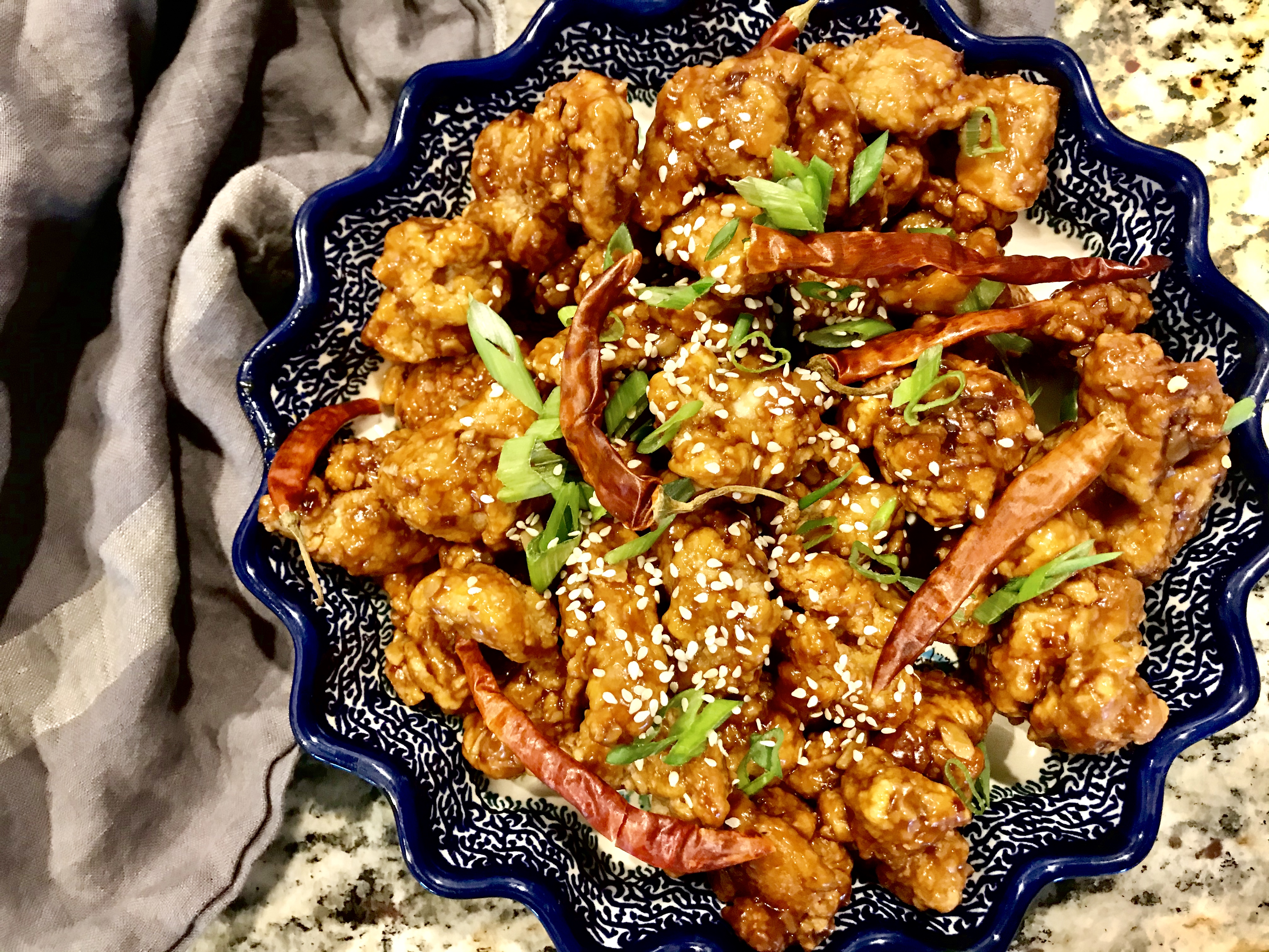 A Hint Of Wine General Tso s Chicken