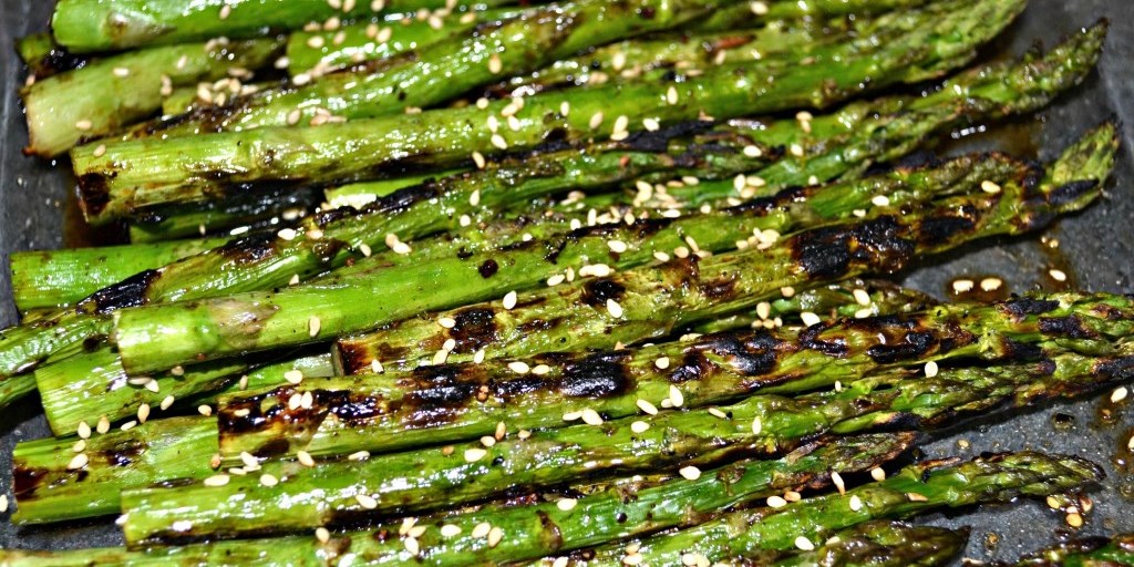Sesame-Soy Grilled Asparagus