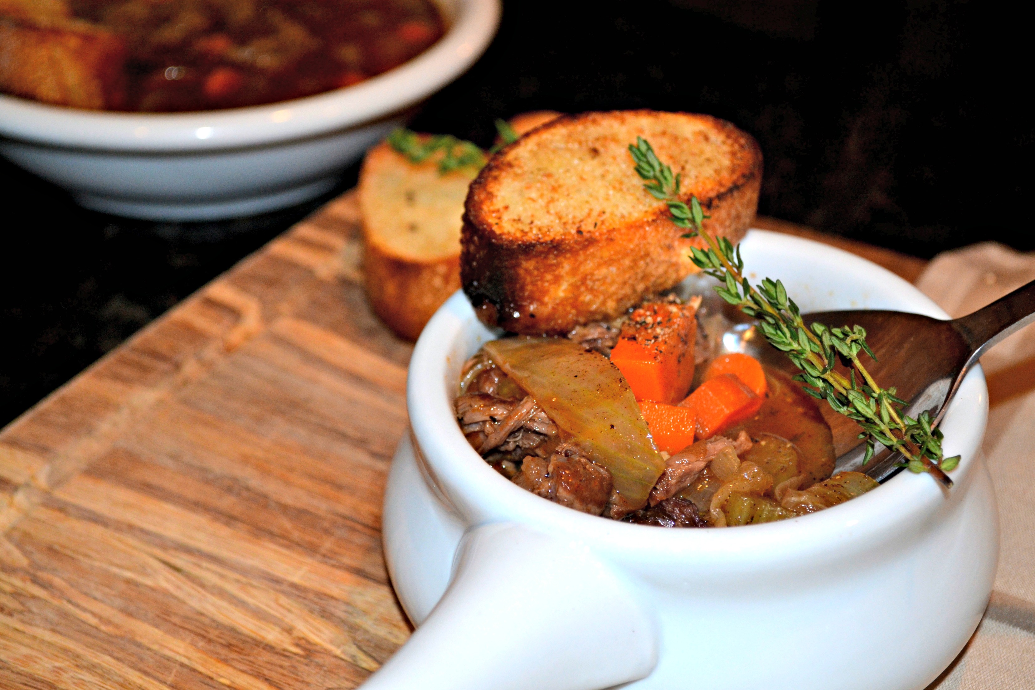 Beef Stew with Rosemary & Thyme