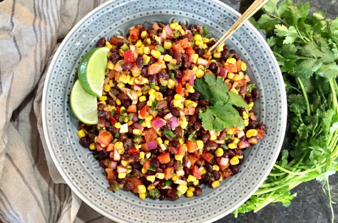 Black Bean and Corn Salad [20 minute side dish!]