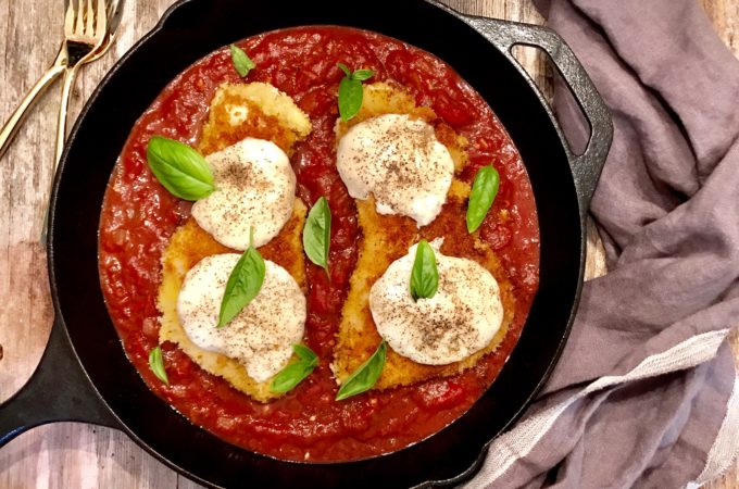 Chicken Mozzarella with a Hearty Tomato Sauce