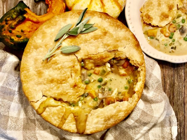 Sage and Butternut Squash Chicken Pot Pie