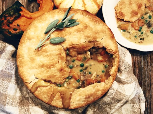 Sage and Butternut Squash Chicken Pot Pie