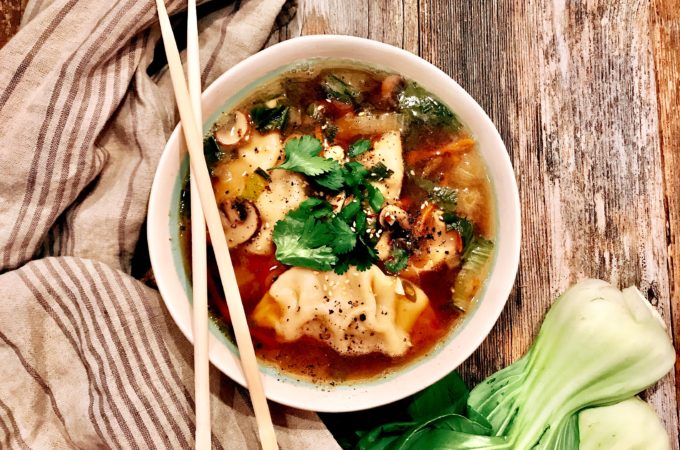 Chinese Dumpling Soup